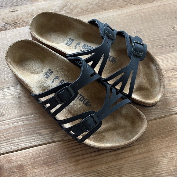 Birkenstock Shoes - Birkenstock Granada Black Sandals